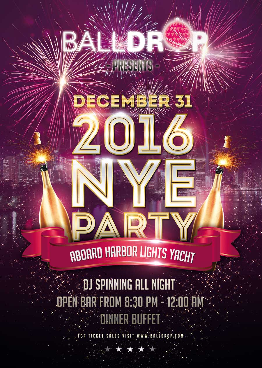 Harbor Lights New Year&#039;s Eve Dinner Cruise - NYC - December 31, 2016 | BoredomMD.com