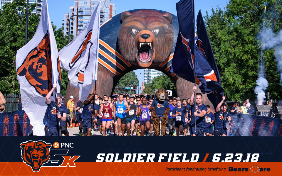 Chicago Bears 5K at Soldier Field June 23, 2018 Chicago