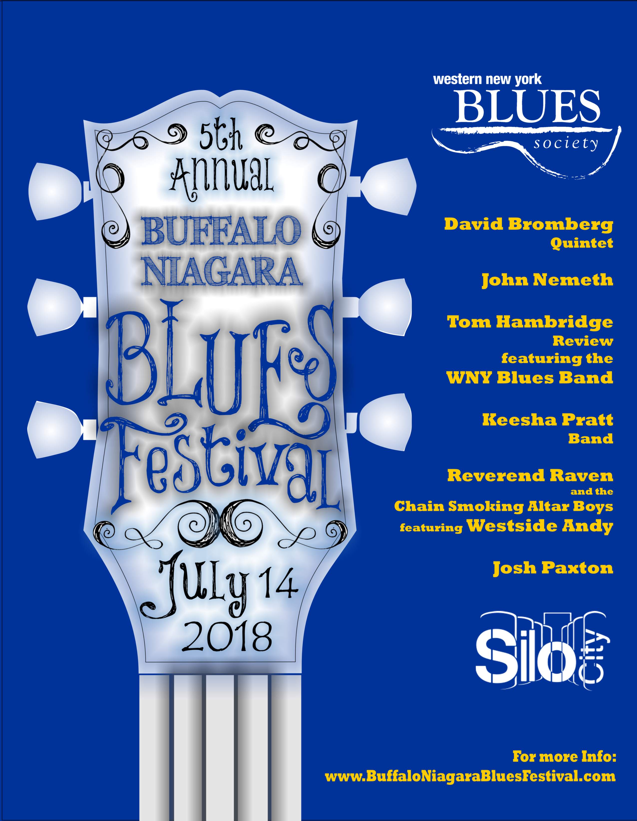 Buffalo Blues Festival at Silo City July 14, 2018