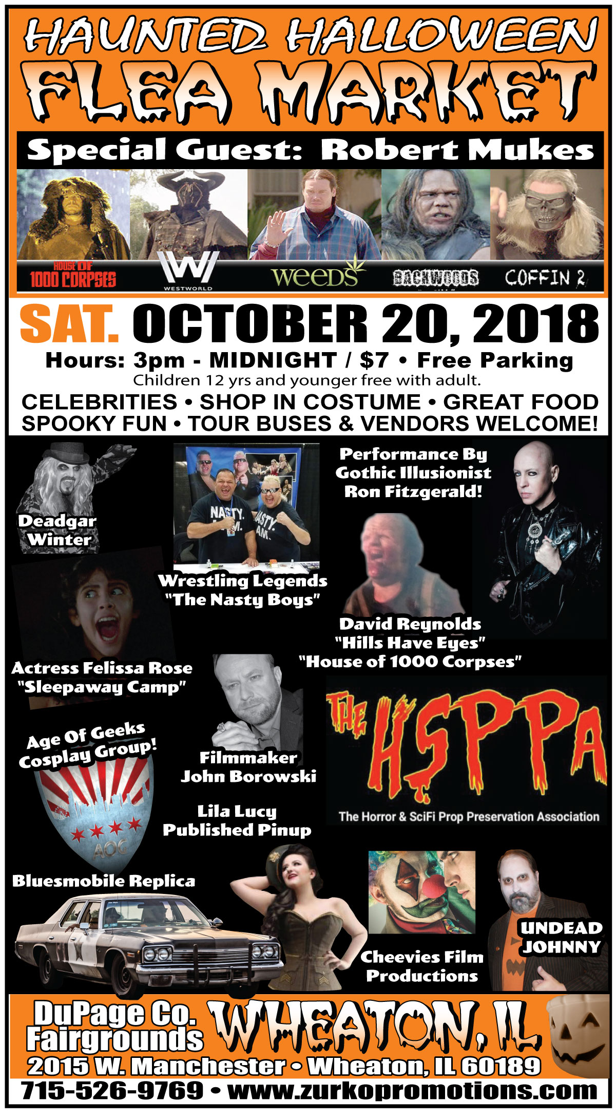 2018Halloween Flea Market Dupage County Fairgrounds October 20, 2018