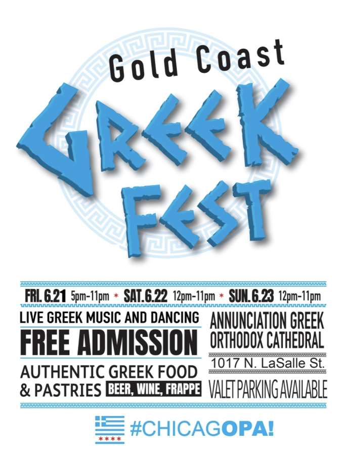 Gold Coast Greek Fest June 2123, 2019 Chicago