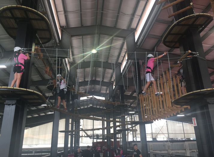 New High Ropes Course at Riverworks October, 2019 Buffalo, NY