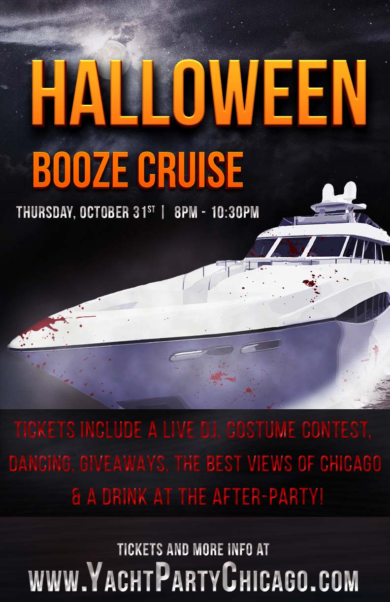 retro ship halloween booze cruise