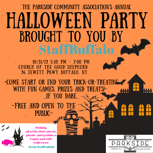 Halloween Party - Parkside Community Assoc - October 31, 2019- Buffalo ...