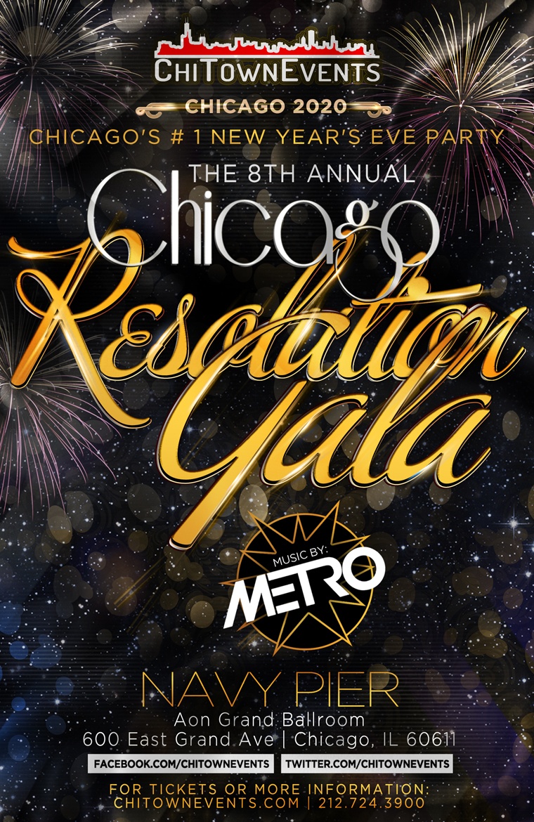 New Year’s Eve Resolution Gala at Navy Pier- December 31, 2019- Chicago ...