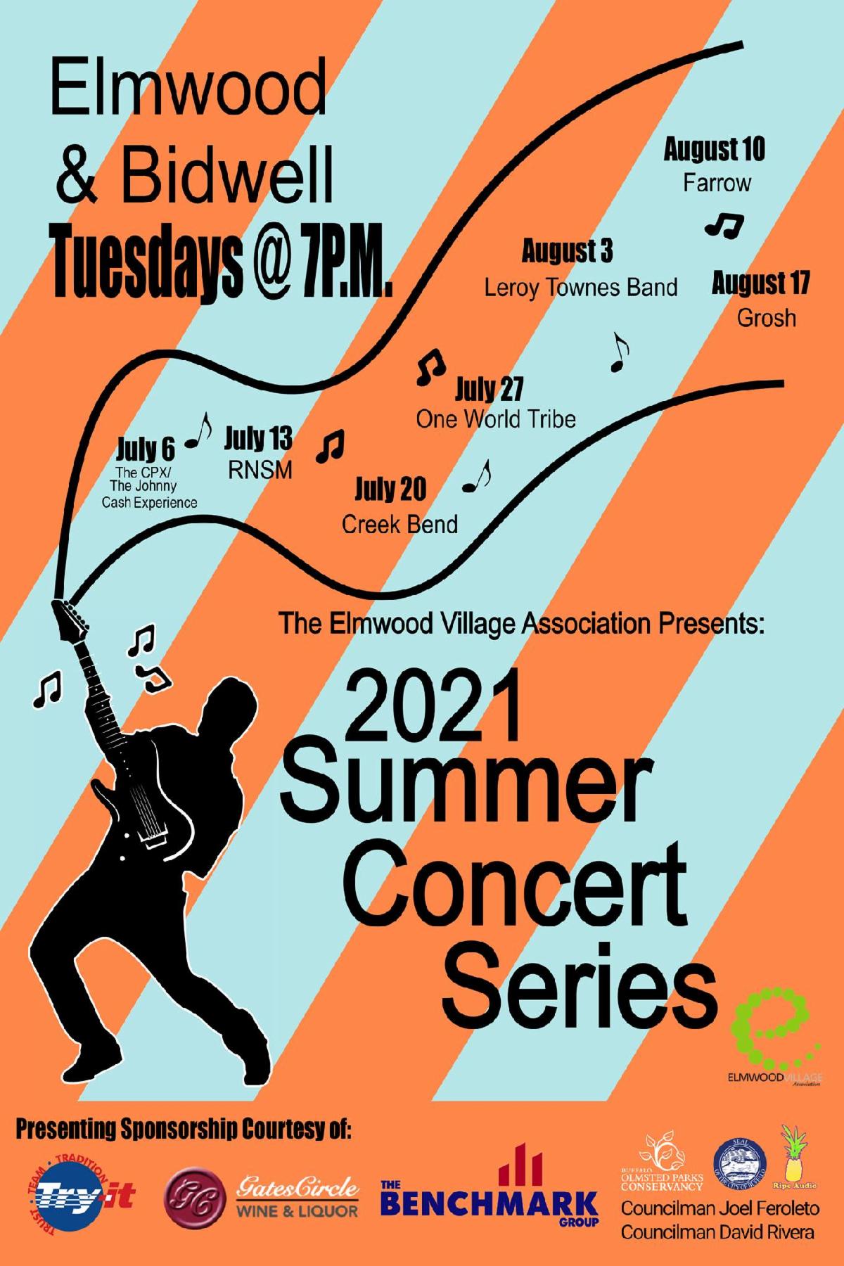 Music Concerts at Bidwell and Elmwood- August 17, 2021-Buffalo,NY ...