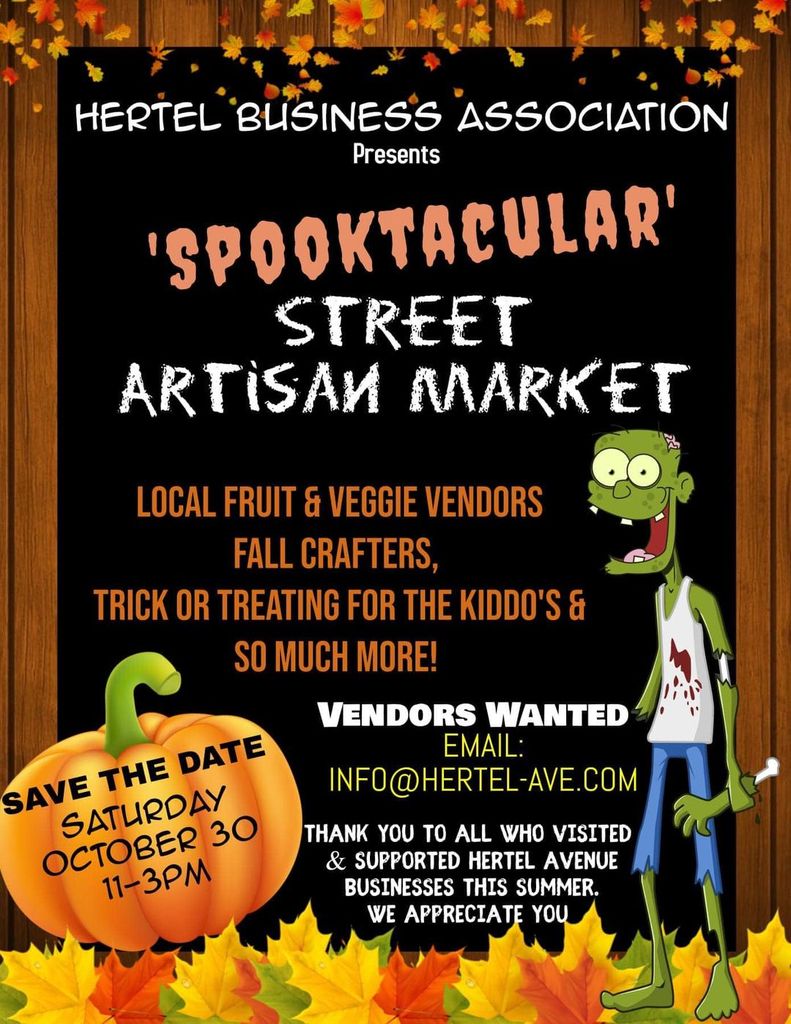 Halloween on Hertel and Artisan Market October 30, 2021 Buffalo, NY