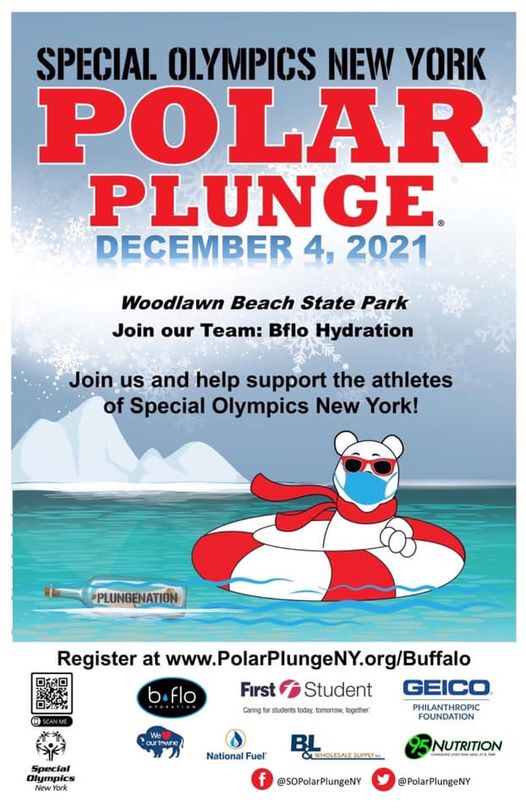 Special Olympics Polar Plunge at Woodlawn Beach December 4, 2021