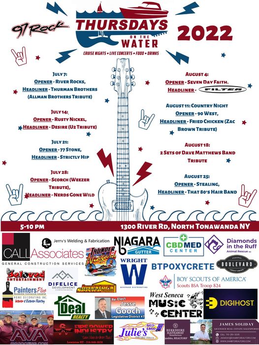 Thursday Concerts on the Water at Gratwick Park August 25, 2022 North