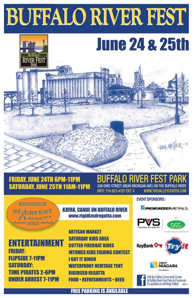 Buffalo River Fest at River Fest Park June 2425, 2022 Buffalo, NY