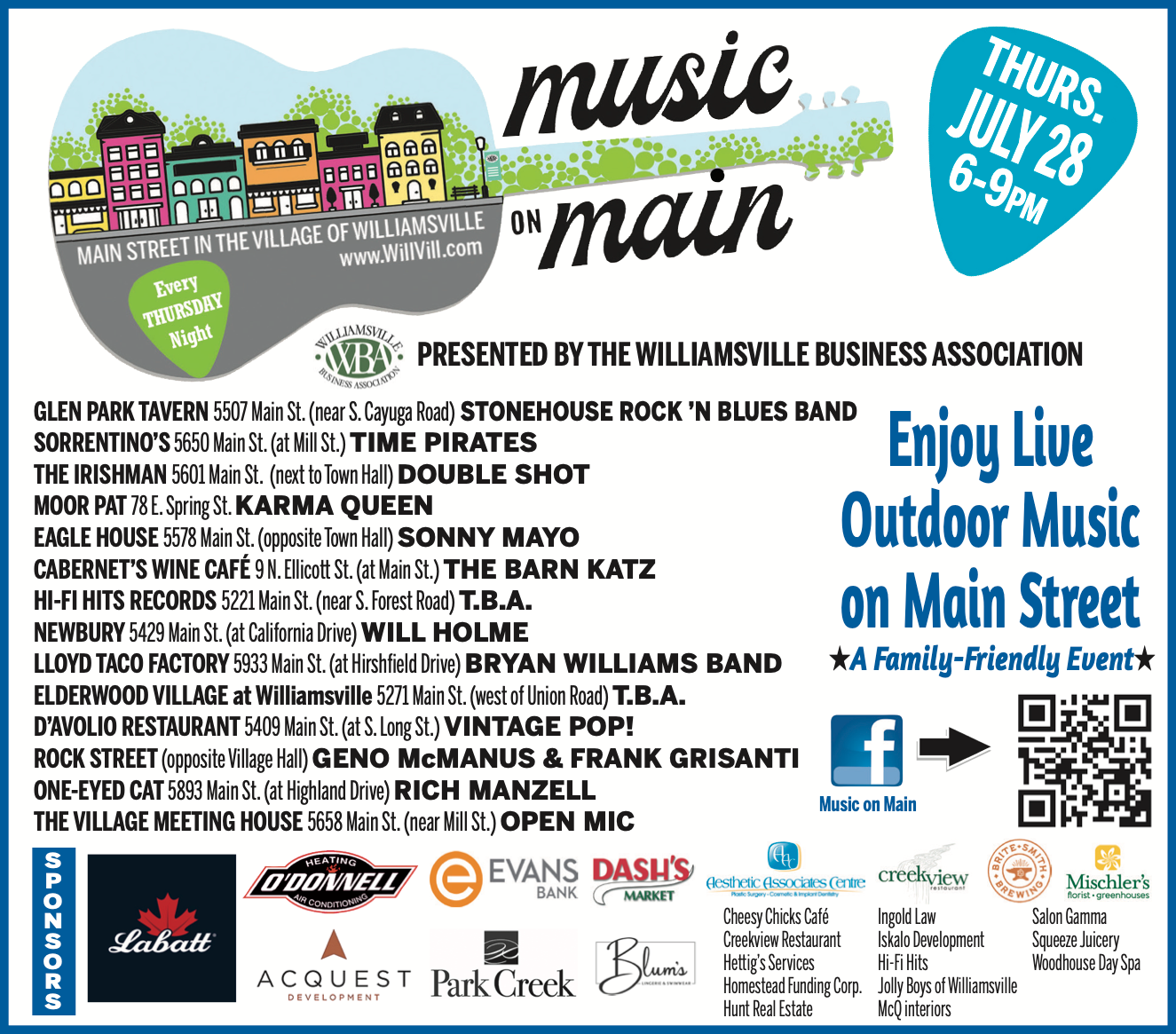 2022- Music on Main Street in Williamsville, NY -Mike and Mandy