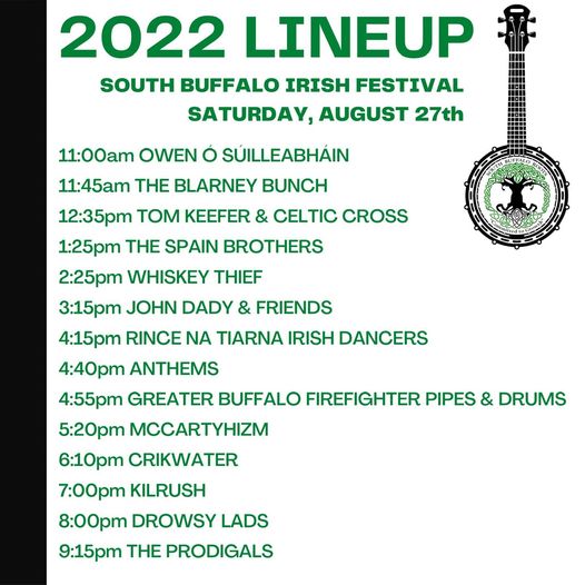 South Buffalo Irish Festival at Cazenovia Park August 27, 2022