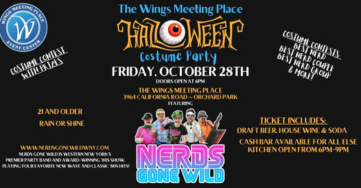 Halloween Costume Party with Nerds Gone Wild at Wings Meeting