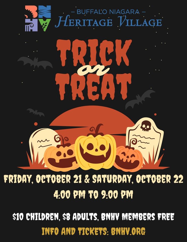 Halloween Trick or Treat at Buffalo Niagara Heritage Village October