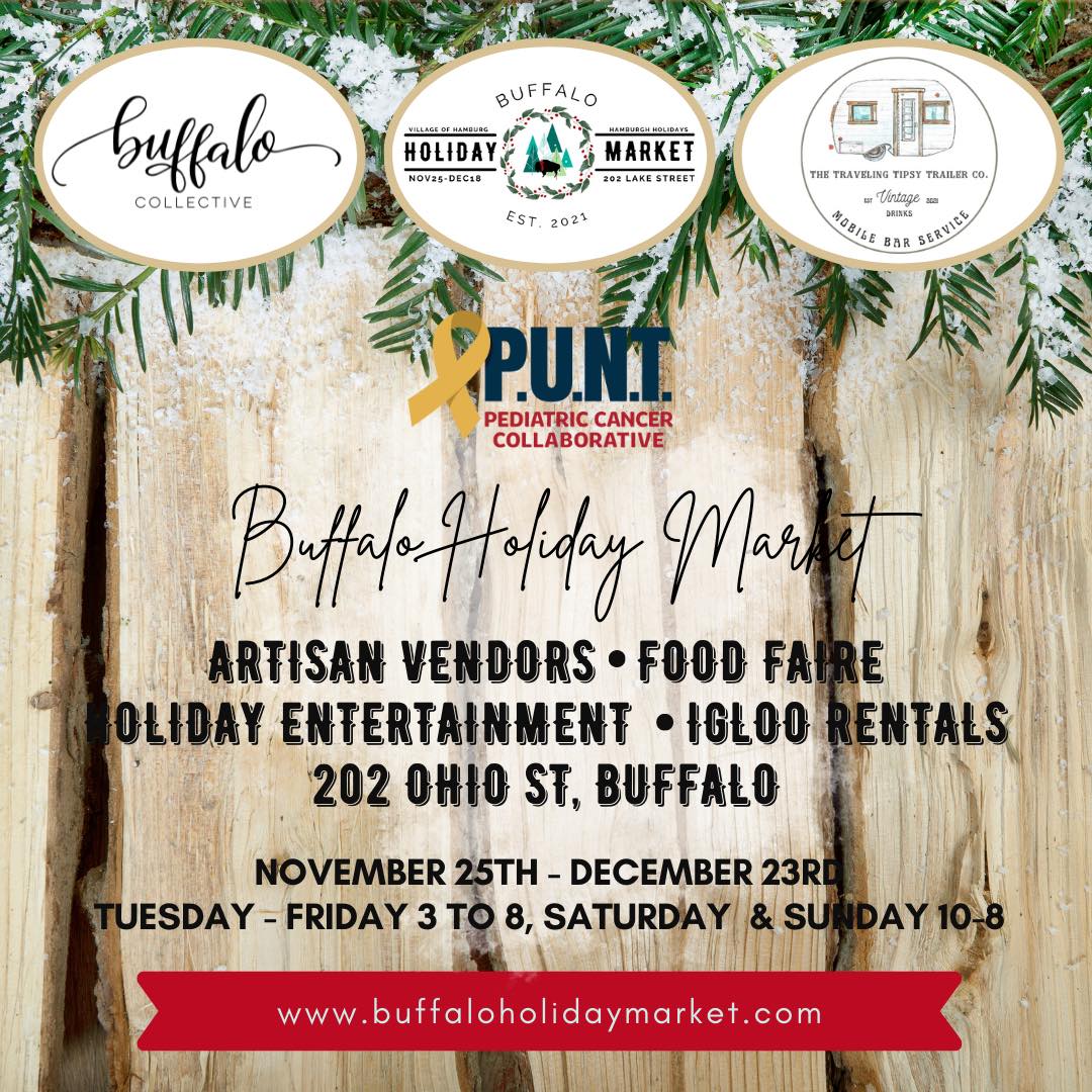 2022Buffalo Holiday Market on Ohio StreetDecember 22 and December 23