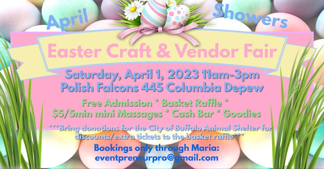 2023-Easter Craft and Vendor Fair at Polish Falcons- April 1, 2023 ...