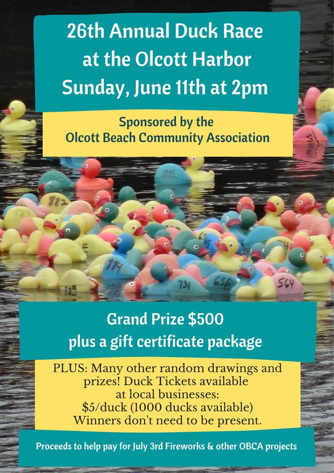 Duck Race at Olcott Beach Harbor June 11, 2023 Olcott, NY