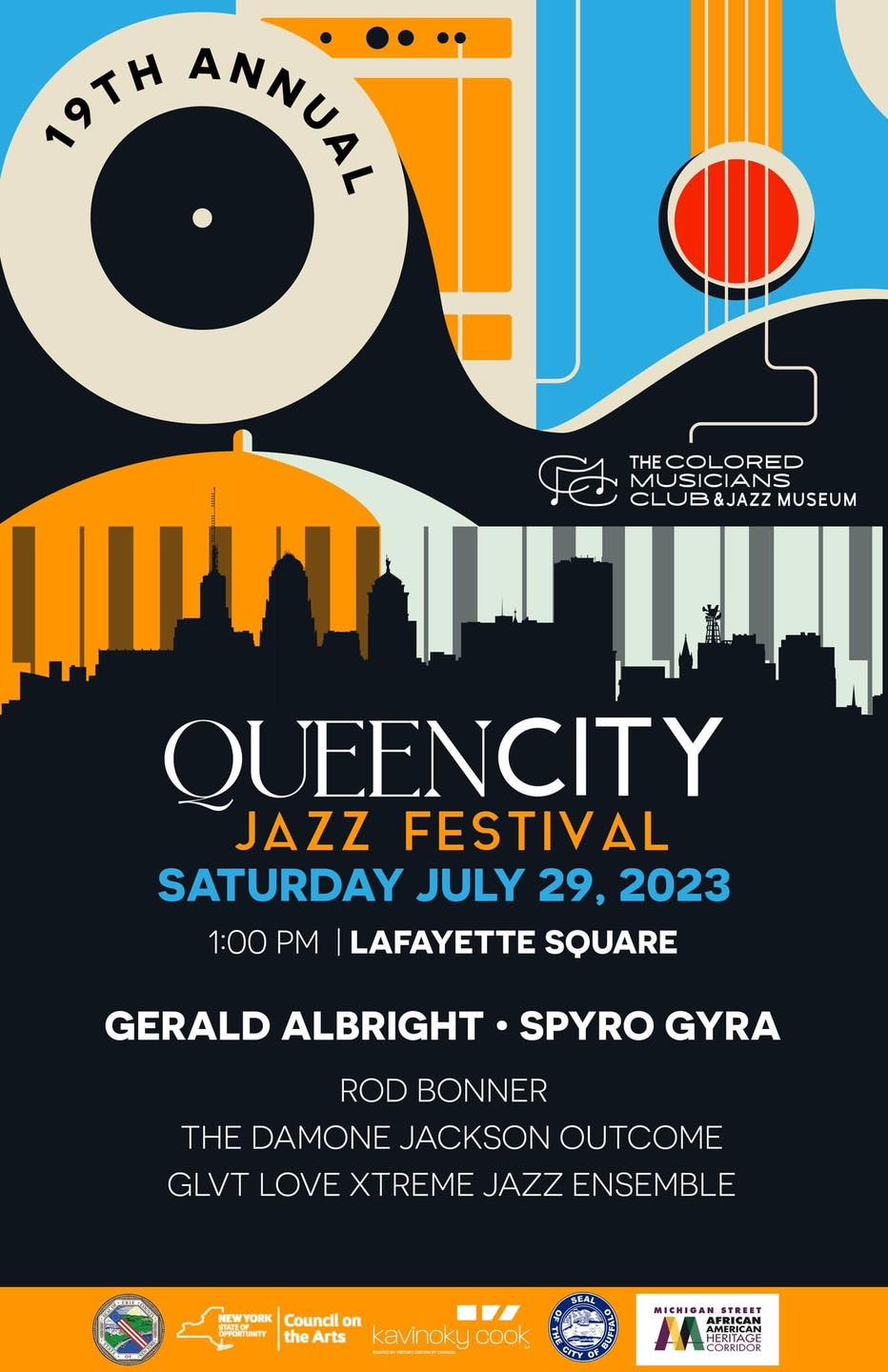 2023 FREEQueen City Jazz Festival at Lafayette Square July 29, 2023