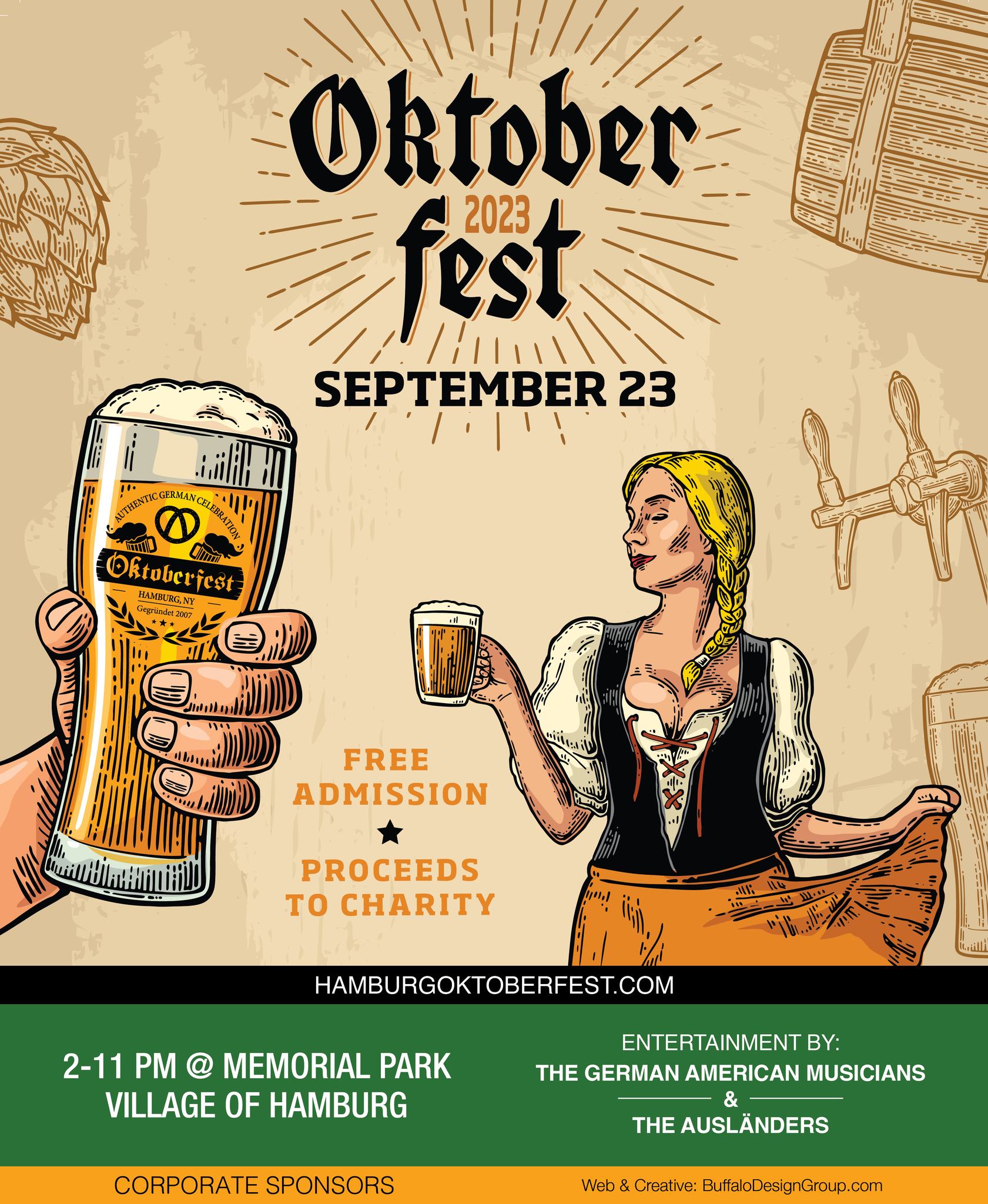 Hamburg NY Oktoberfest at Memorial Park September 23, 2023