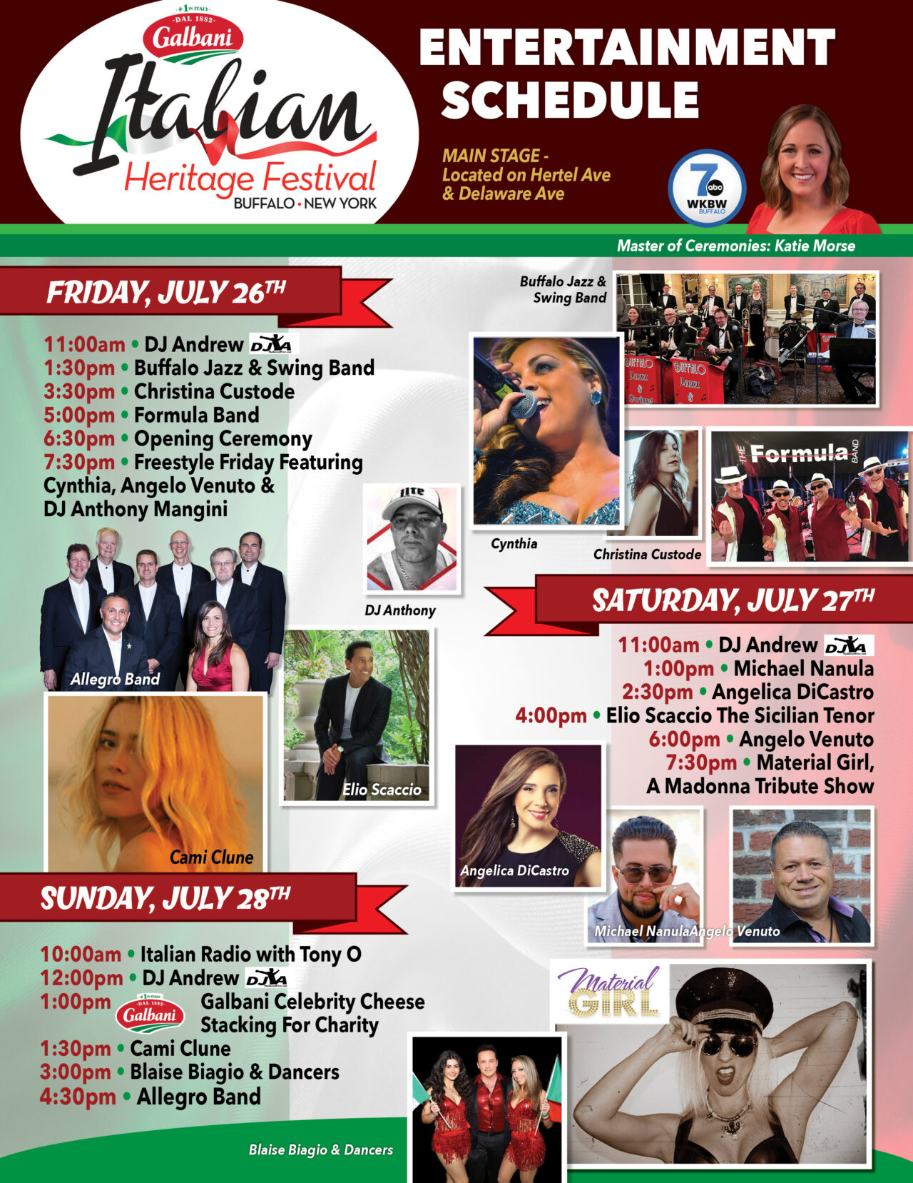 Buffalo Italian Festival on Hertel July 28, 2024 Buffalo, NY