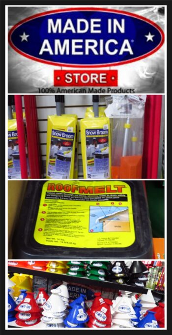 Get Ready For Winter with Car Ice Scrappers, Roof Melt, Roof Brooms and More at the Made In America Store- 1000 Maple Court right off Route 400-Elma, NY