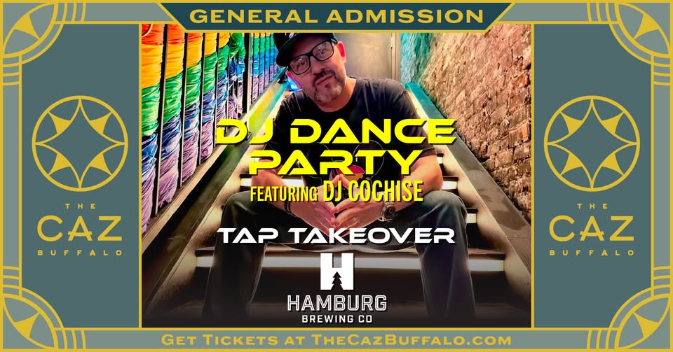 Music at the CAZown- May 30- DJ Dance Party with DJ Cochise- 2221 Seneca St just past Cazenovia Park
