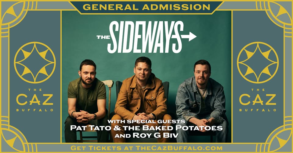Music at the Caz- Sideways- May 22, 2025- 2221 Seneca St just past Cazenovia Park, Buffalo, NY