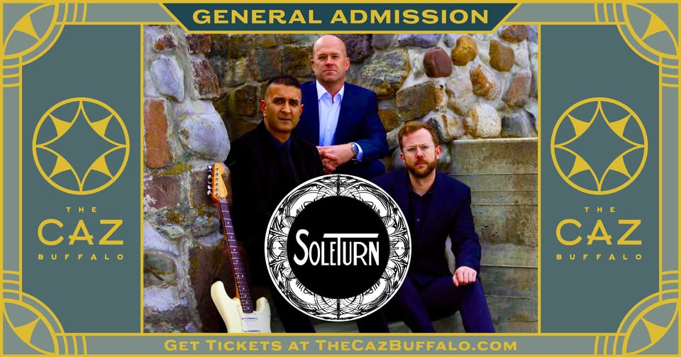 Music at the CAZ -May 31 -Soleturn- 2221 Seneca St just past Cazenovia Park