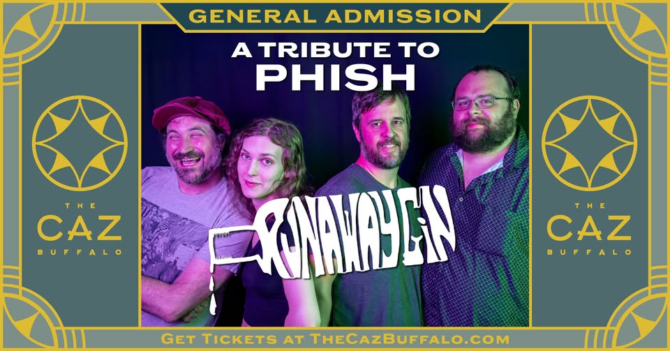 Music at The Caz-Runaway Gin- Tribute to Phish-June 11, 2025- 2221 Seneca St just past Cazenovia Park